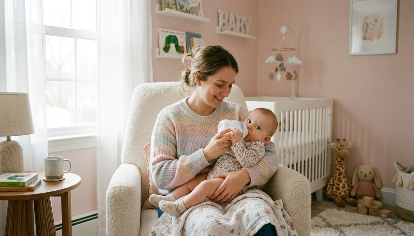 Comment interpréter les réactions de votre bébé au nouveau lait ?